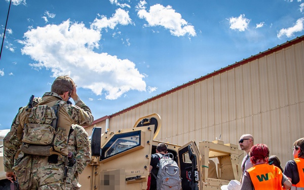 Green Berets Engage Community Engagement at Touch-A-Truck Event