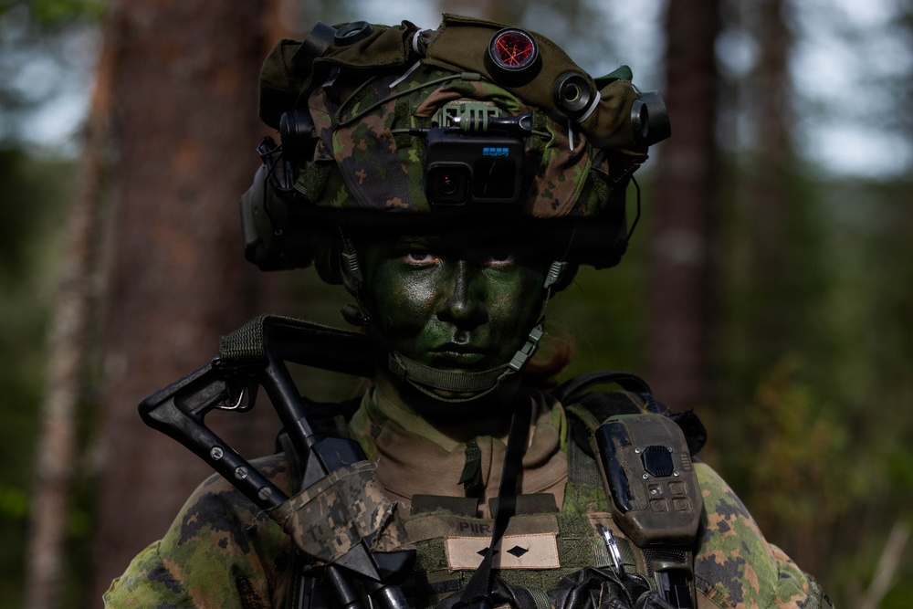 4-70AR participate in force on force exercise in Finland