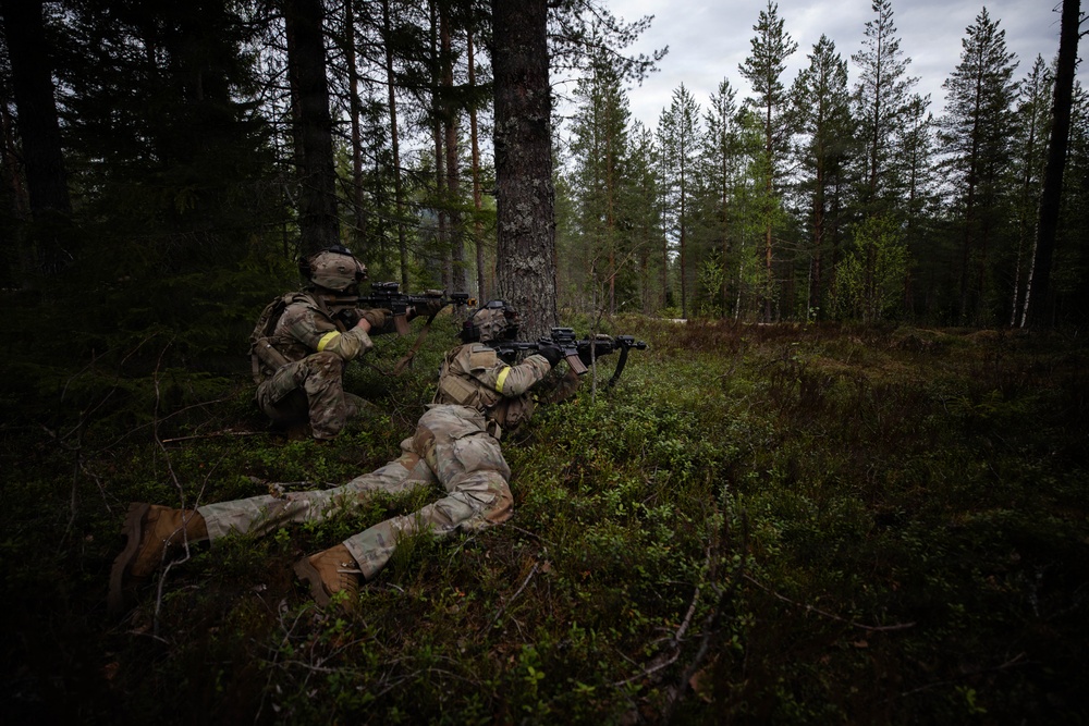 4-70AR participate in force on force exercise in Finland