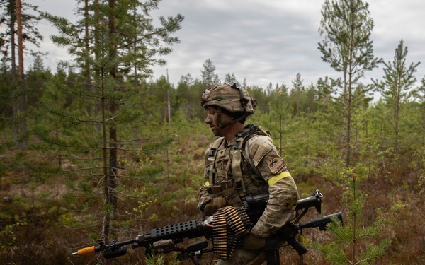 4-70AR participate in force on force exercise in Finland