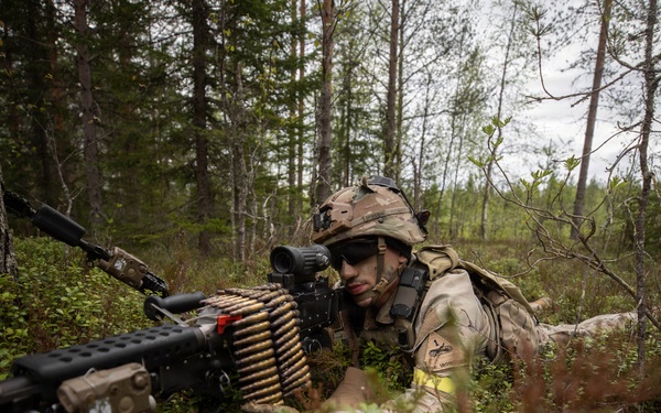 4-70AR participate in force on force exercise in Finland