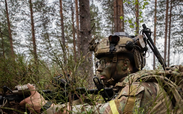 4-70AR participate in force on force exercise in Finland