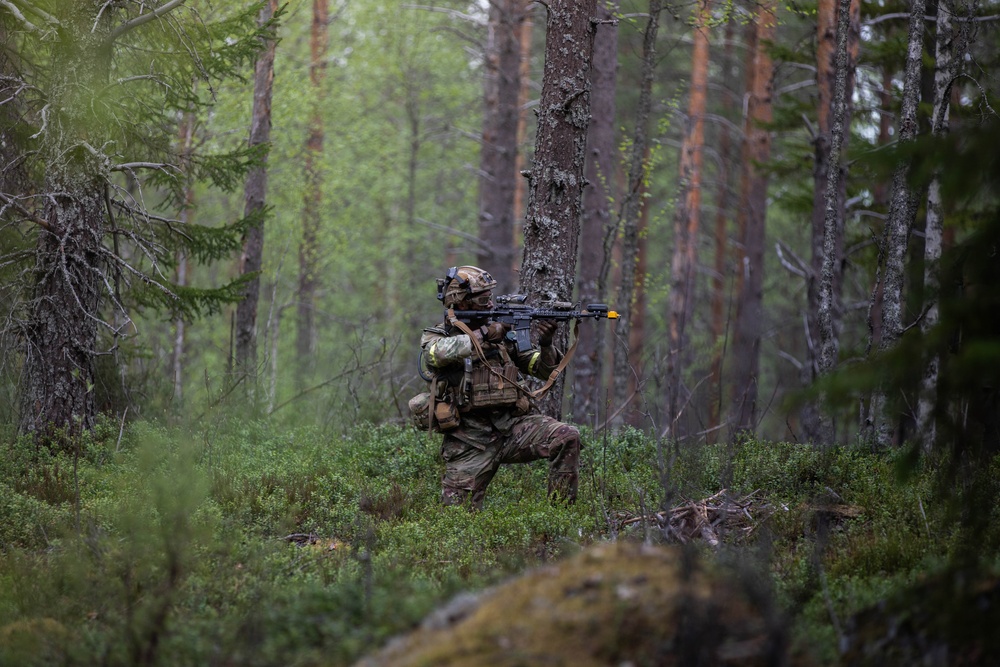 4-70AR participate in force on force exercise in Finland