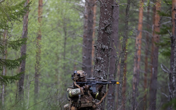 4-70AR participate in force on force exercise in Finland