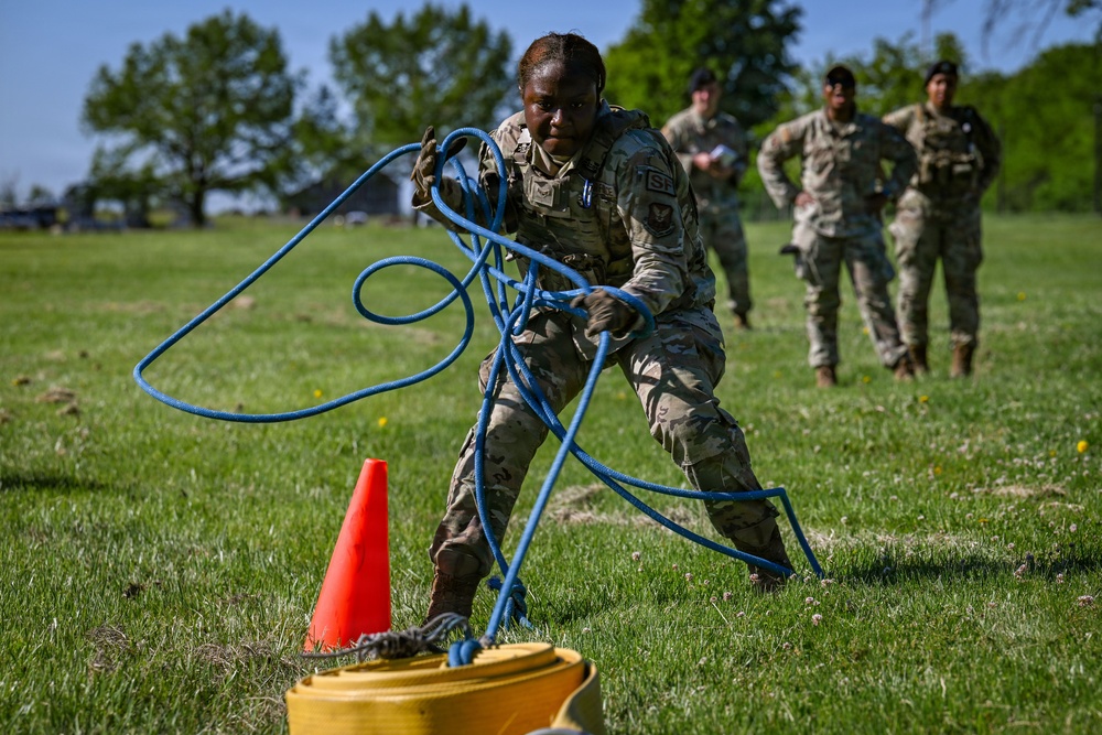 509 SFS Compete in a Battle of the Badges