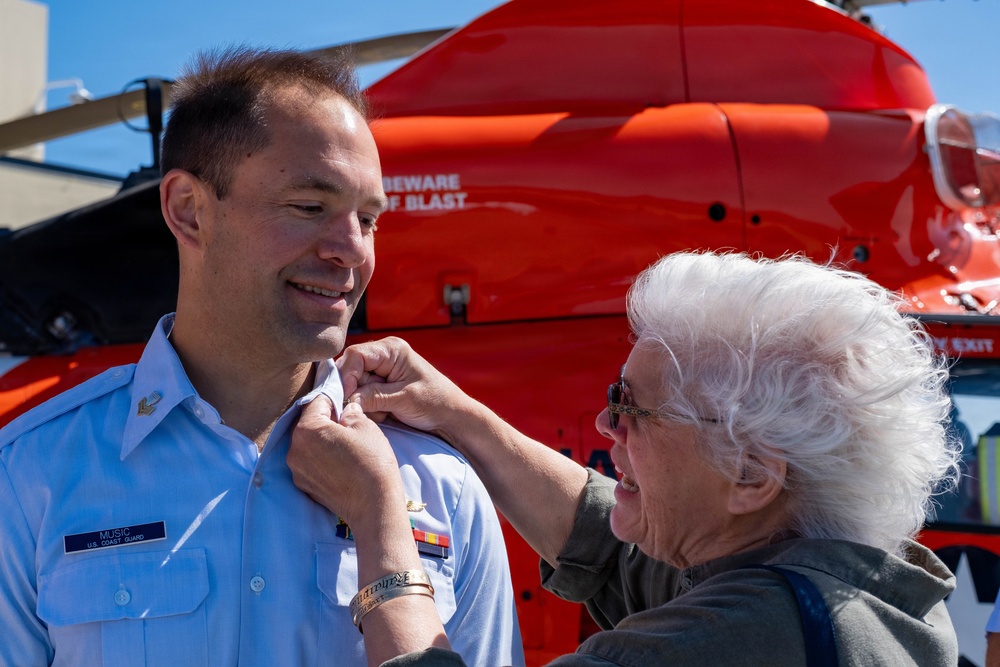 U.S. Coast Guard Air Station San Francisco hosts advancement ceremony