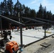 Military Working Dog Facility Frame Structure Under Construction at Naval Base Kitsap-Bangor