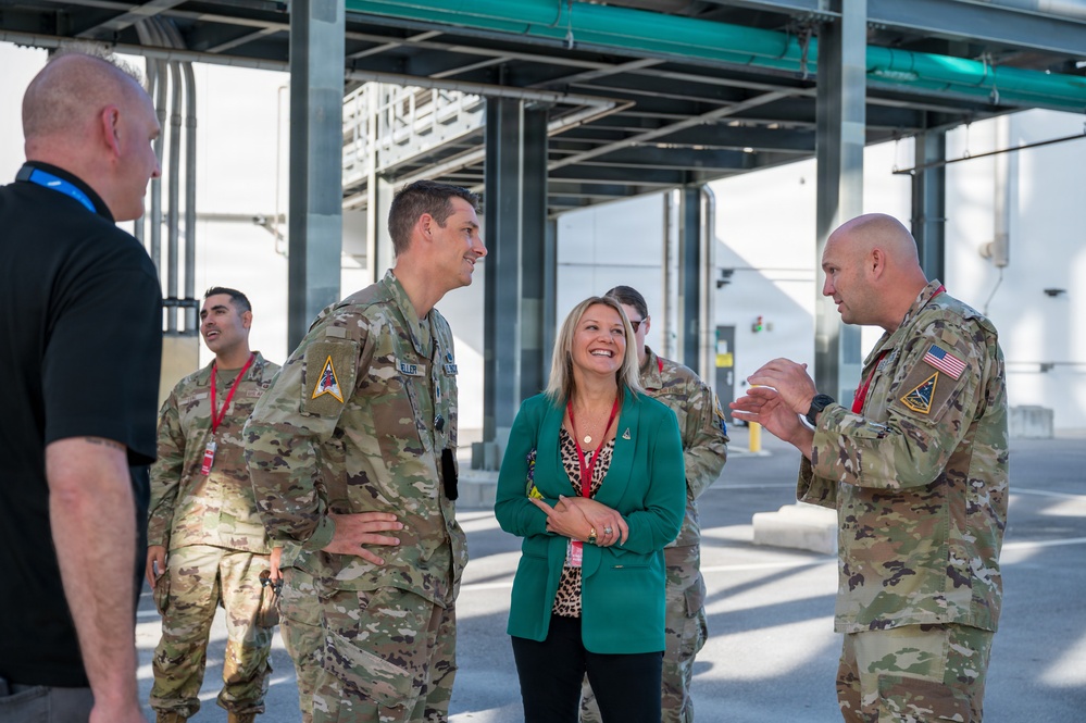 Ms. Natalie R. Riedel Visits World’s Busiest Spaceport, Space Launch Delta 45
