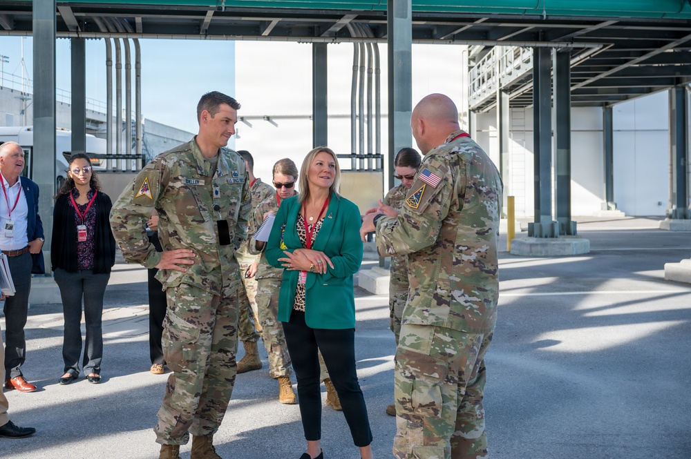 Ms. Natalie R. Riedel Visits World’s Busiest Spaceport, Space Launch Delta 45