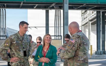 Executive Director Natalie Riedel Visits Space Launch Delta 45 to Accelerate Spaceport Capabilities