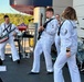 Navy Band Northeast's Popular Music Group Rhode Island Sound Performs at Gillette Stadium in Foxborough, MA for Salute to Heroes Night.