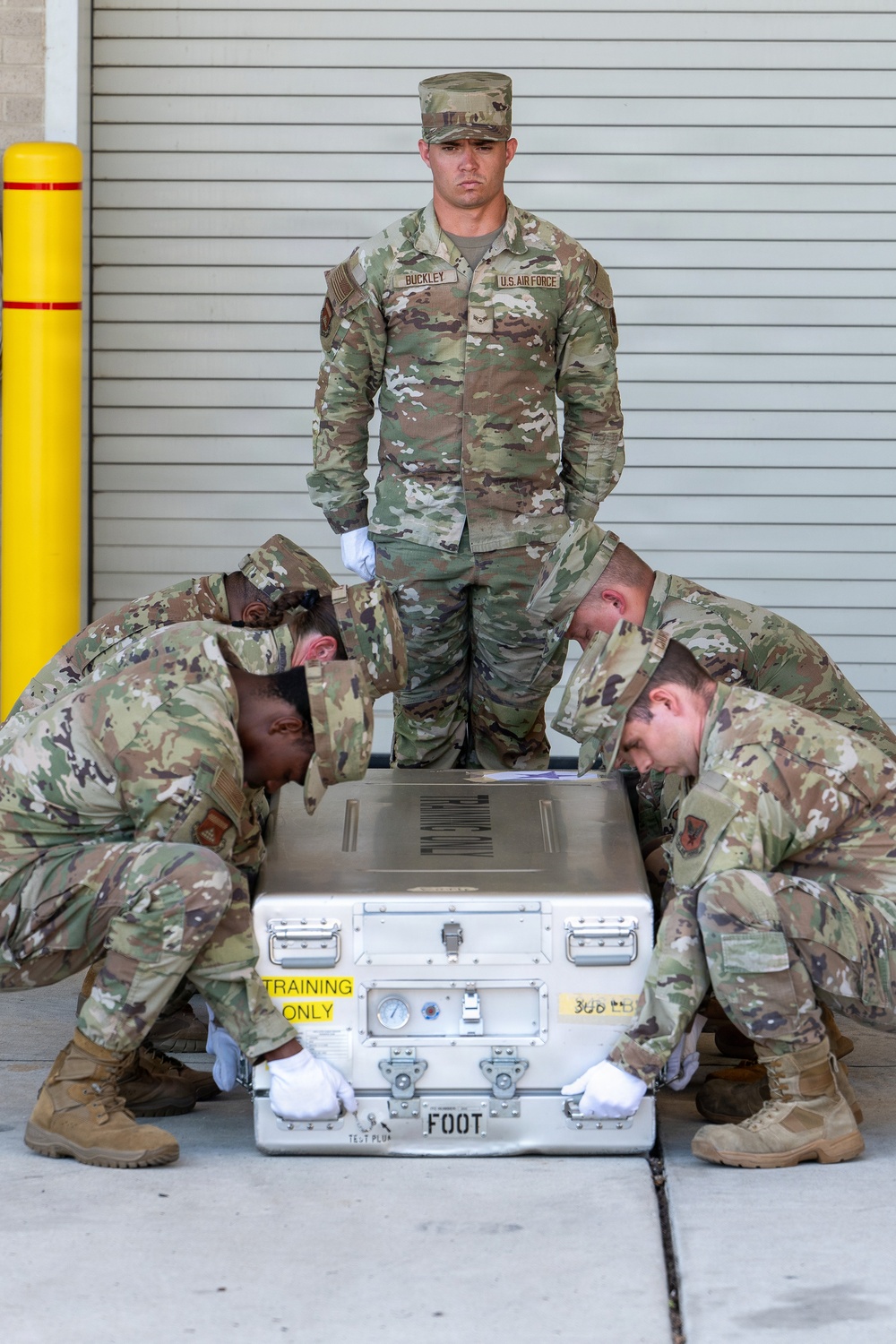 Dignified Transfer Demonstration at Dover Air Force Base