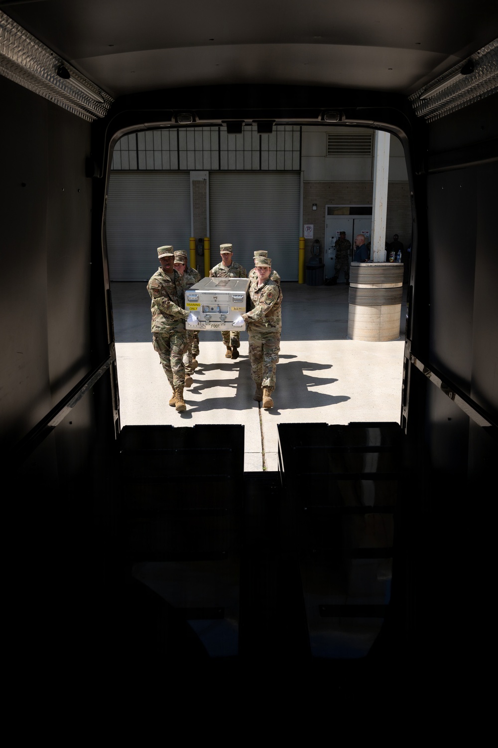 Dignified Transfer Demonstration at Dover Air Force Base
