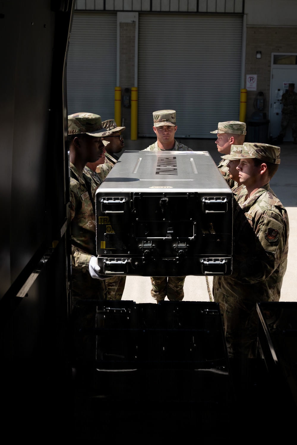 Dignified Transfer Demonstration at Dover Air Force Base