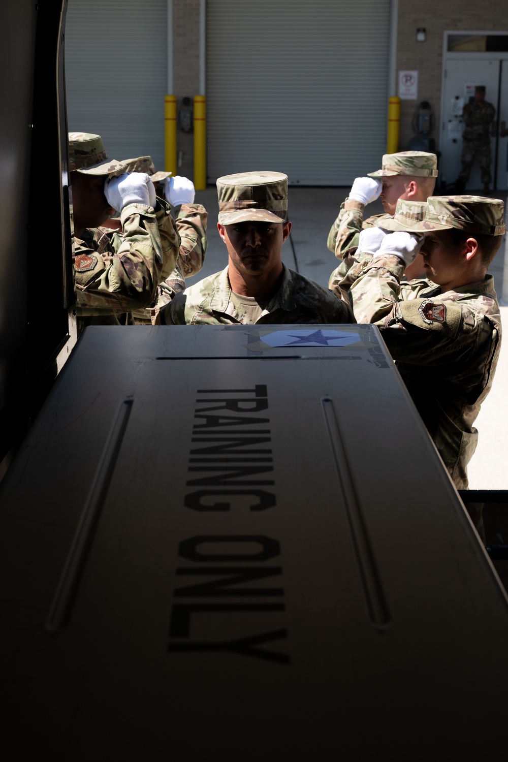 Dignified Transfer Demonstration at Dover Air Force Base