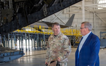 145th Airlift Wing hosts U.S. representative Timothy Moore