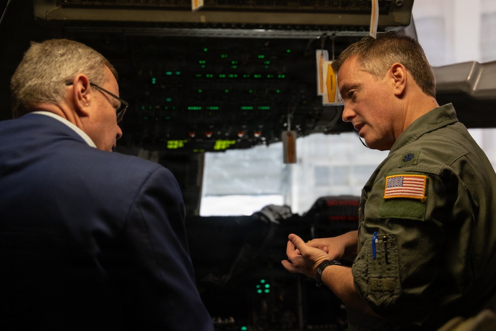 145th Airlift Wing hosts U.S. representative Timothy Moore