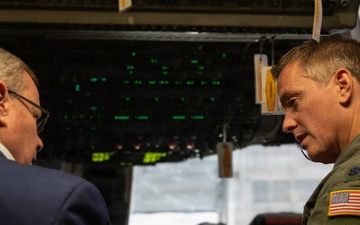 145th Airlift Wing hosts U.S. representative Timothy Moore