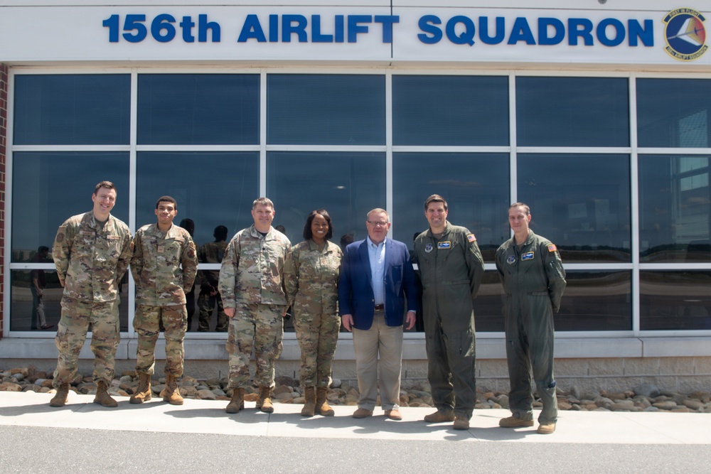 145th Airlift Wing hosts U.S. representative Timothy Moore