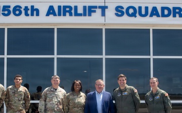 145th Airlift Wing hosts U.S. representative Timothy Moore