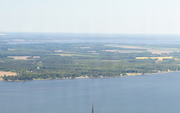 VMA-223 flies above Eastern North Carolina