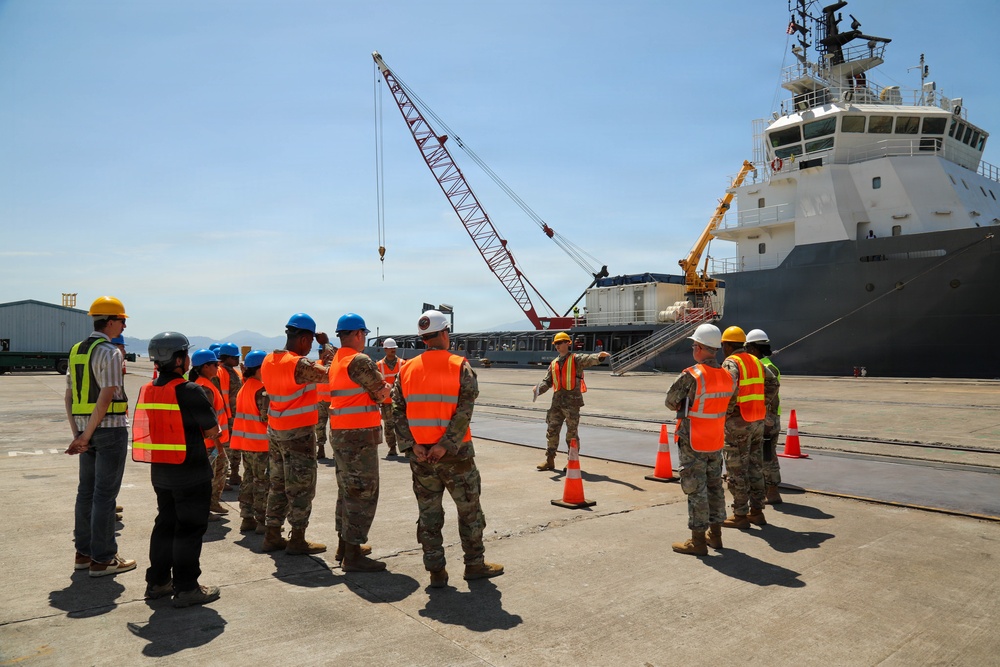 Port of Agila Seaport of Debarkation (SPOD) Rehearsal of Concept Drill