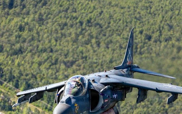VMA-223 flies above Eastern North Carolina