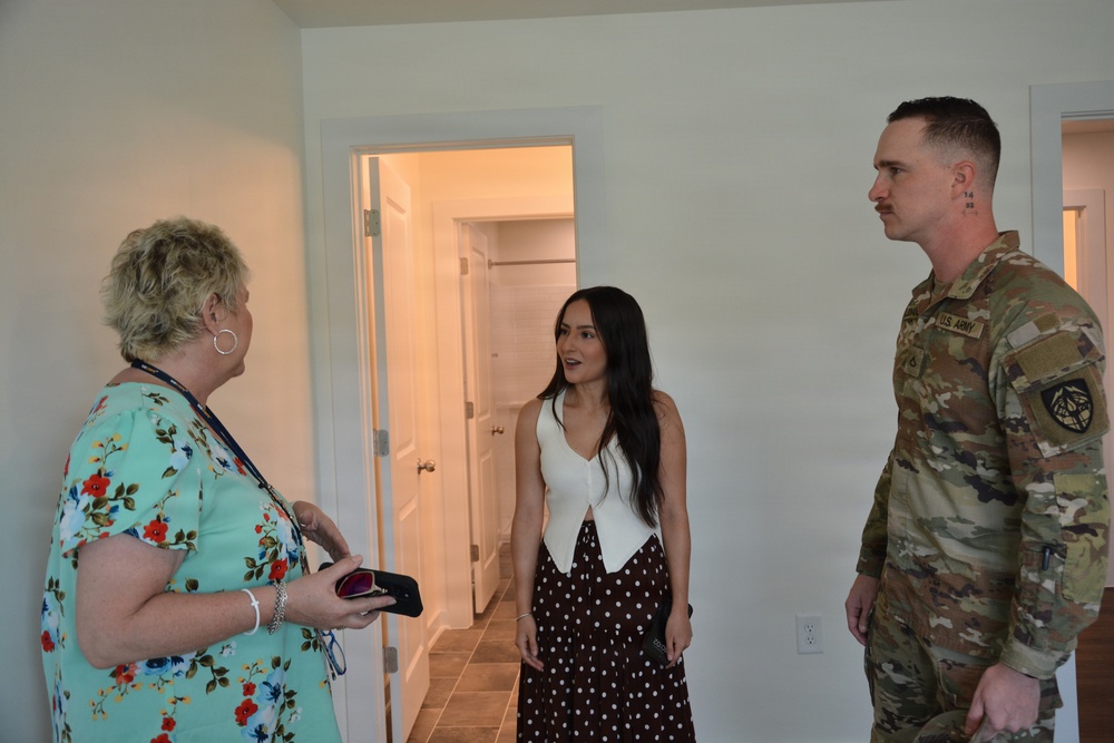First Residents tour their new home at Pine Tree Terrace