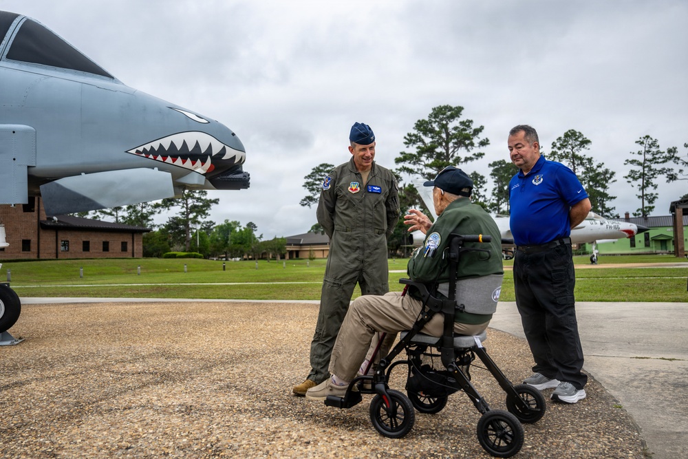 WWII fighter pilot reflects on Air Force heritage at Moody Air Force Base