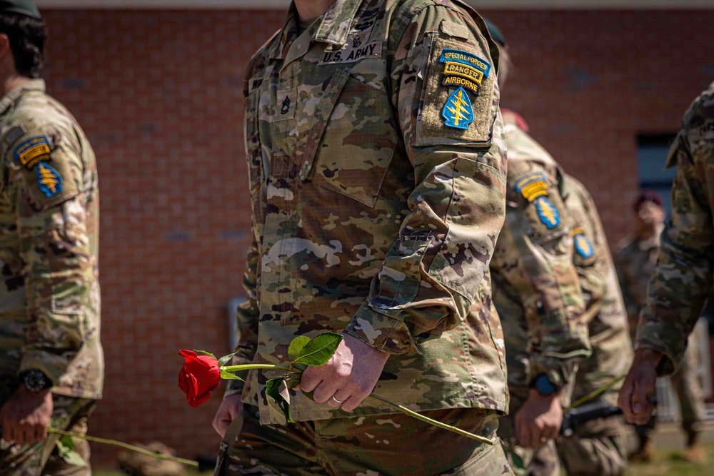 3rd Special Forces Group (Airborne) Honors Fallen Heroes at Annual Rose Laying Ceremony