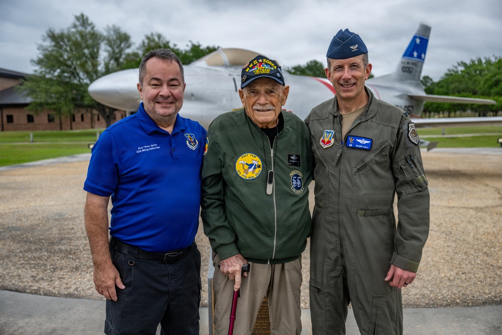WWII fighter pilot reflects on Air Force heritage at Moody Air Force Base