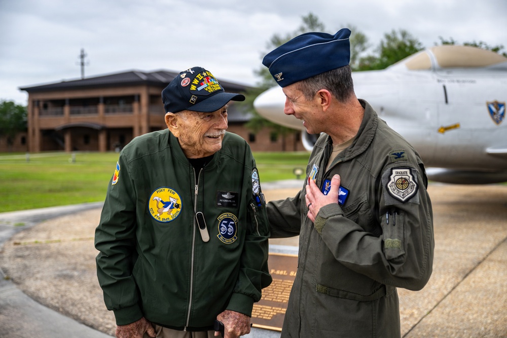 WWII fighter pilot reflects on Air Force heritage at Moody Air Force Base