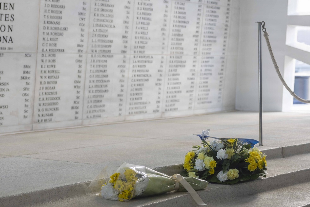 Japan Maritime Self-Defense Force Honors USS Arizona Memorial