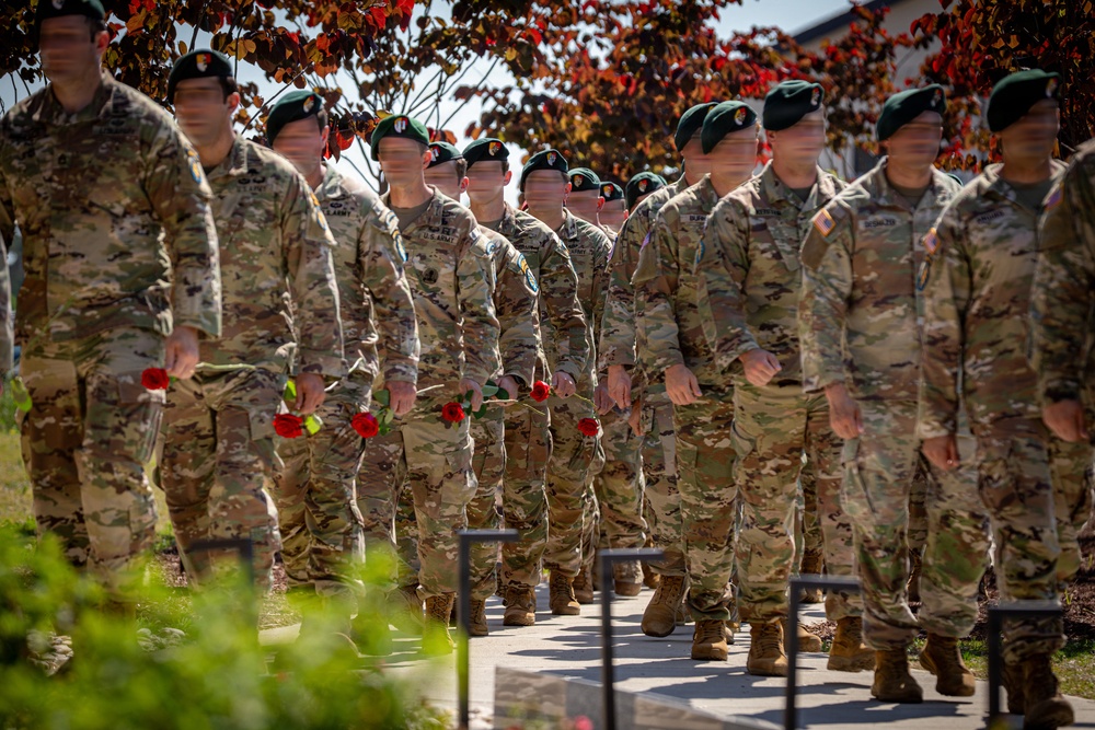 3rd Special Forces Group (Airborne) Honors Fallen Heroes at Annual Rose Laying Ceremony