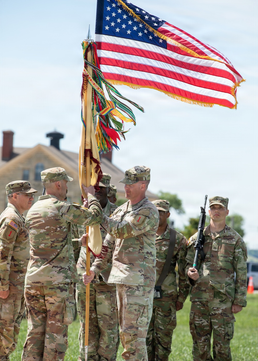 101st Brigade Support Battalion change of command ceremony