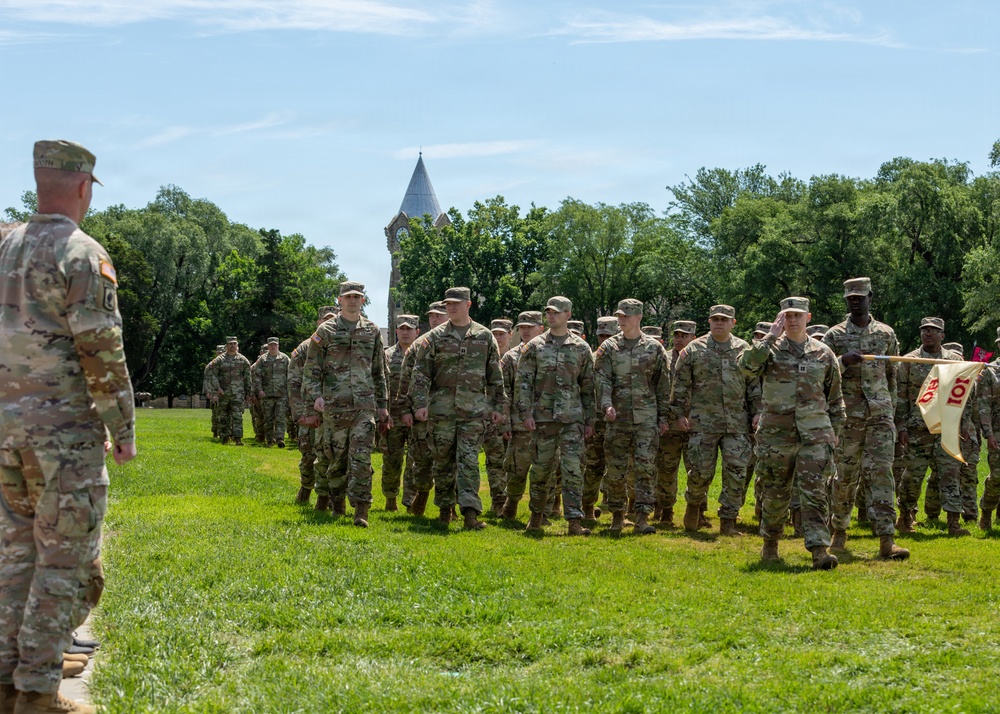 101st Brigade Support Battalion change of command ceremony