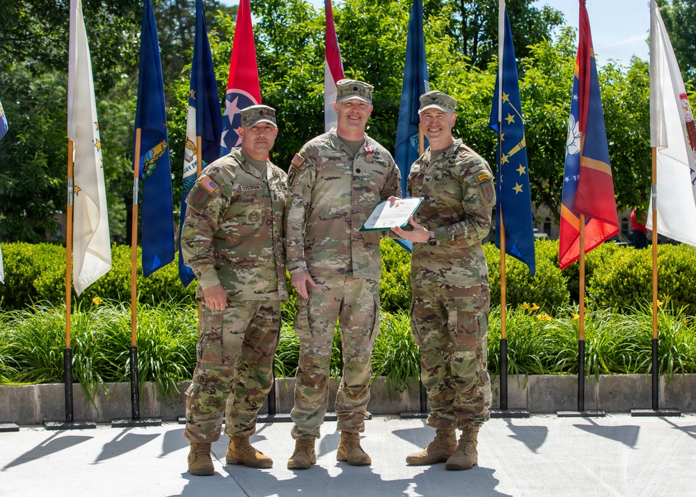 101st Brigade Support Battalion change of command ceremony