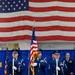 Honor Guard Presents Colors at Change of Command