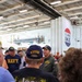 USS Dwight D. Eisenhower tours Plankowners Reunion group