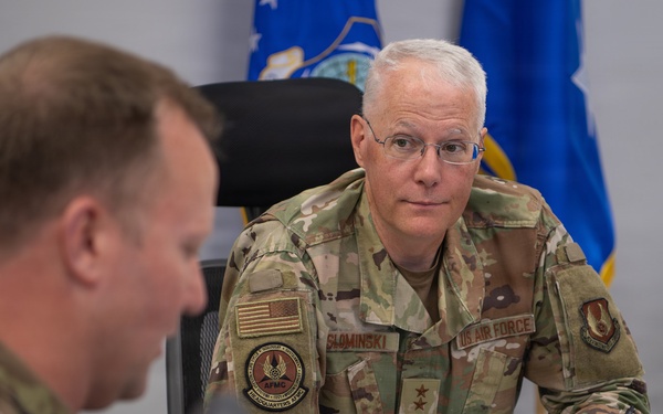 Mobilization assistant to AFMC commander visits Hanscom AFB
