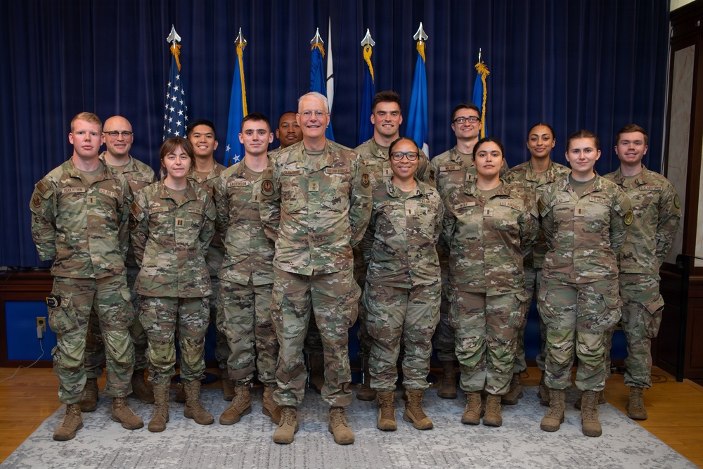 Mobilization assistant to AFMC commander visits Hanscom AFB