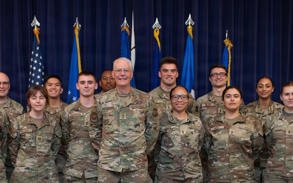 Mobilization assistant to AFMC commander visits Hanscom AFB