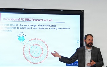 NAMRU San Antonio, USAISR, USAF 59th MDW briefed on Freeze-dried Red Blood Cells