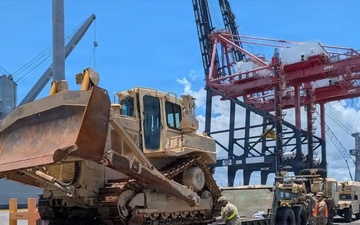 Active-duty logistics units with presence at Fort Buchanan enable strategic military equipment movement anytime, anywhere