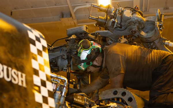 USS George H.W. Bush (CVN 77) Conducts Daily Operations