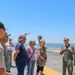 USS Dwight D. Eisenhower tours Plankowners Reunion group