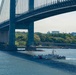 USCGC Vincent Danz under the Verrazano Bridge