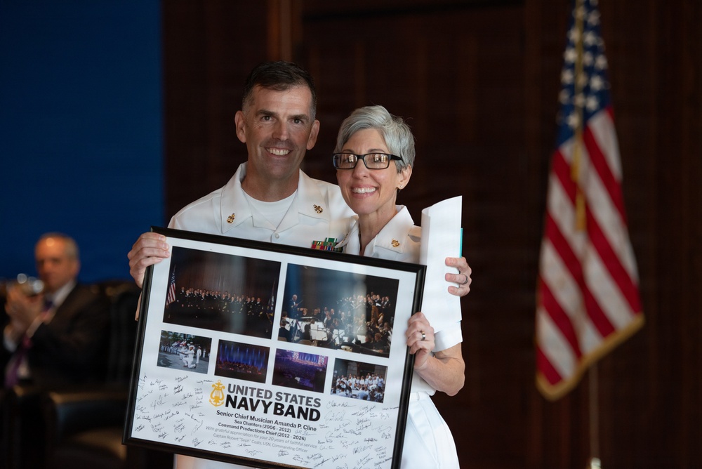 Senior Chief Musician Amanda Cline Retires after 20 Years