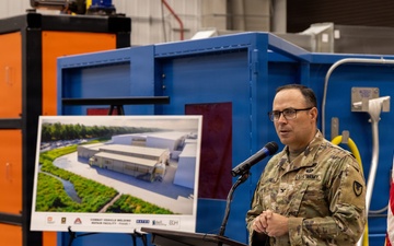 Anniston Army Depot Holds Ribbon Cutting for Welding Repair Facility