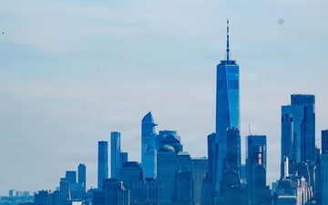 USCGC Vincent Danz sails towards New York City